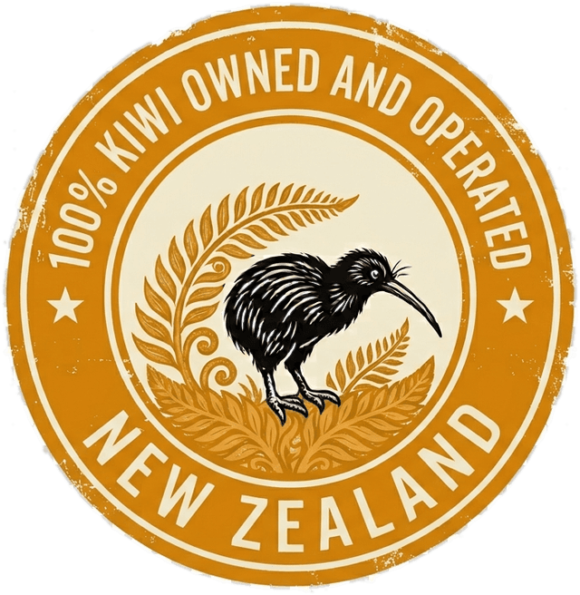 100% Kiwi Owned and Operated, New Zealand