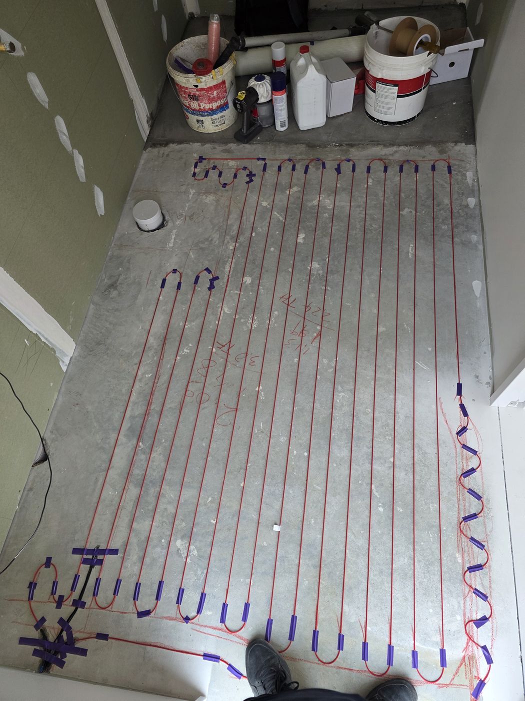 Electric underfloor heating by Floorheat NZ — the Warm Floor NZ heating cable we install, still in the box, the same system we fit across South Auckland